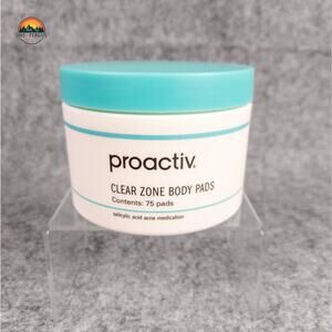 Proactiv Clear Zone Body Pads - Salicylic Acid Acne Treatment - 75 Count NEW